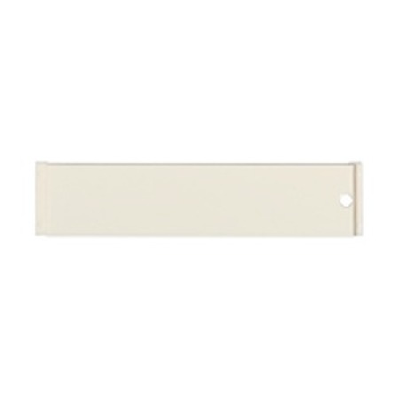LEVITON Electrical Box Cover, 1 Gang, Rectangular, ABS, Blank 42080-SCT